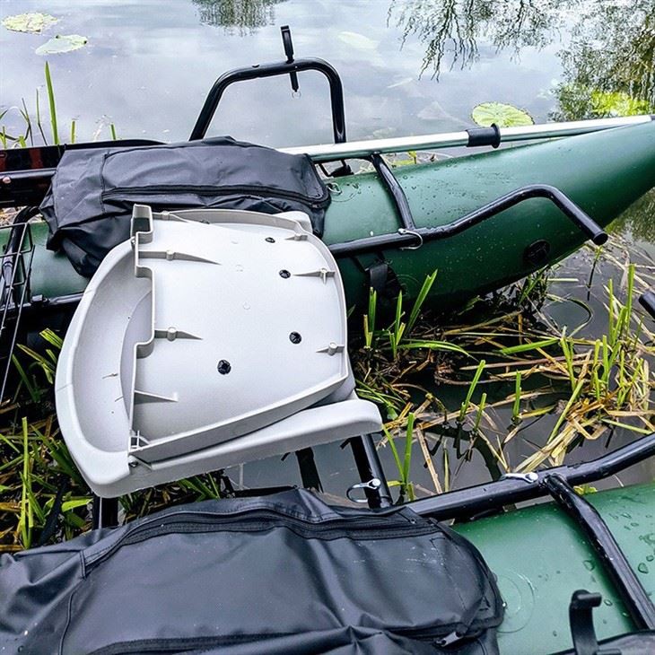 single person pontoon fishing boat - 5